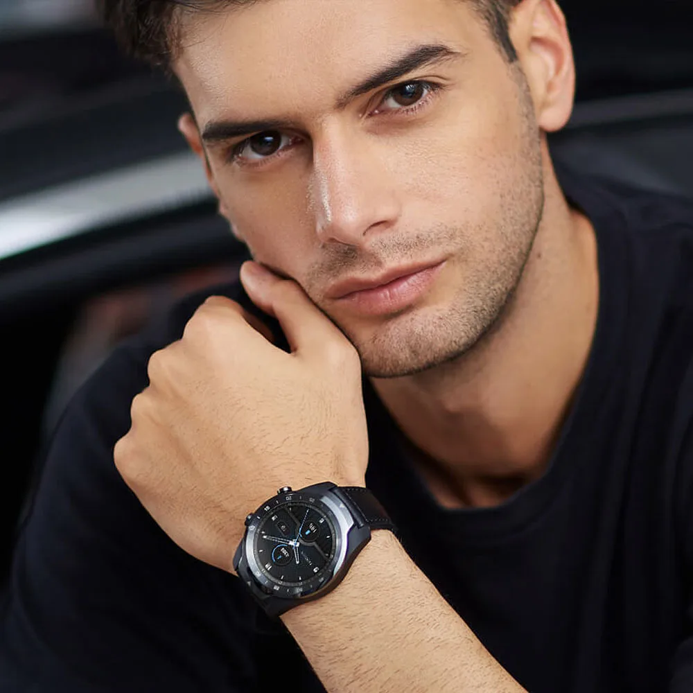 Смарт-часы Xiaomi Ticwatch Pro, Bluetooth, IP68, водонепроницаемые, с поддержкой NFC Pay men ts/Google Assistant от Google, 415 мАч, мужские умные часы