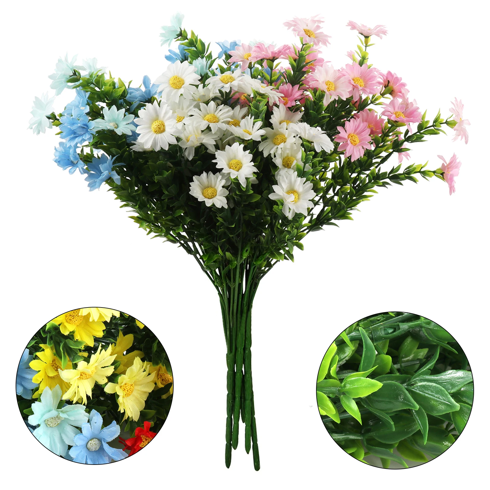 Букет из шелковых цветов настоящая на ощупь настенная ограда многоцветный букет