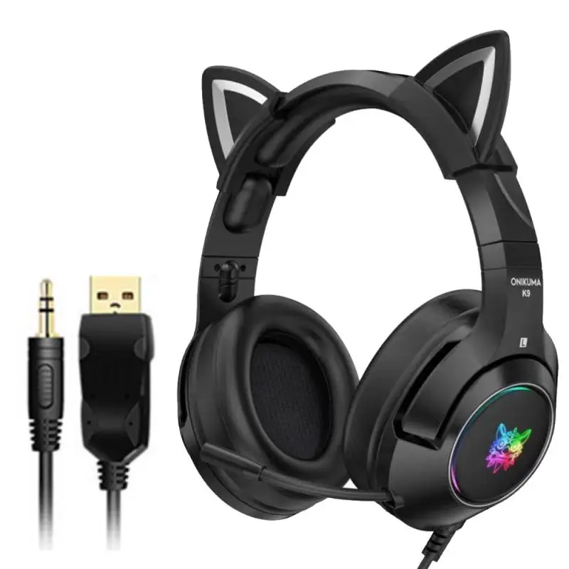 

Gaming Headset Wired Headset Surround Sound Gaming Headphone With Noise Canceling Mic For PlayStation4 PC Switch Gamer Headset