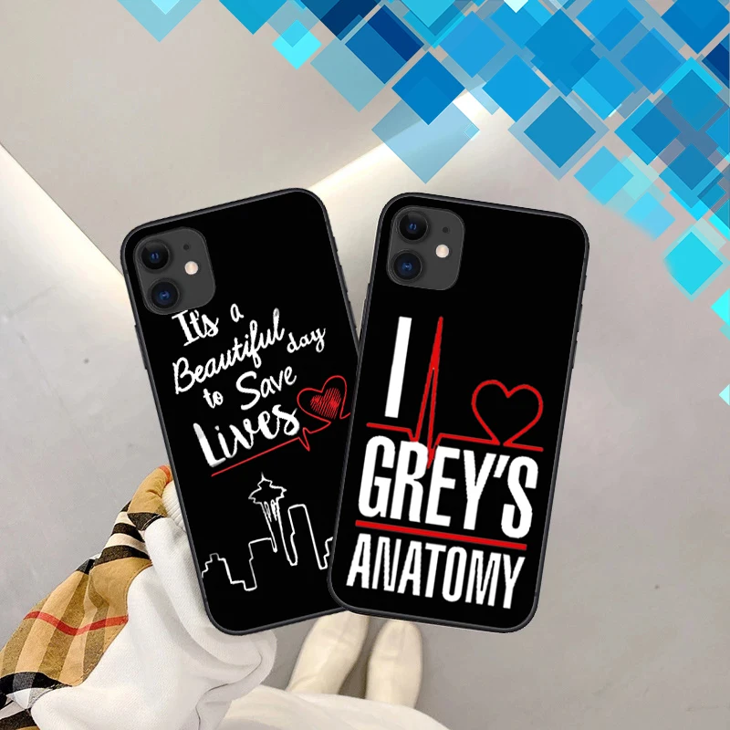 

Greys Anatomy You are my person Phone Cover For iPhone 11 12 13 Mini Pro Max X XR XSMax 6S 7 8 Plus Black Soft Silicone TPU Case