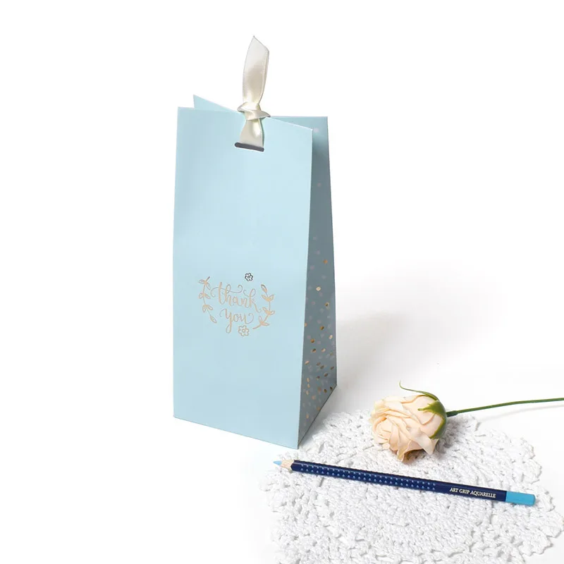 Blue Gold Dot Long Carton Small Gift Box Wigs Blank 3layer Corrugated Customized Size Printed Logo | Дом и сад