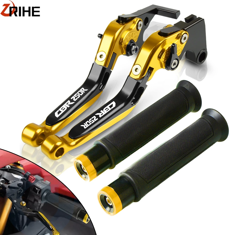 

For Honda CBR250R CBR 250R 250 R 2011 2012 2013 Motorcycle Adjustable Extendable Brake Clutch Levers Handlebar Grips Accessories