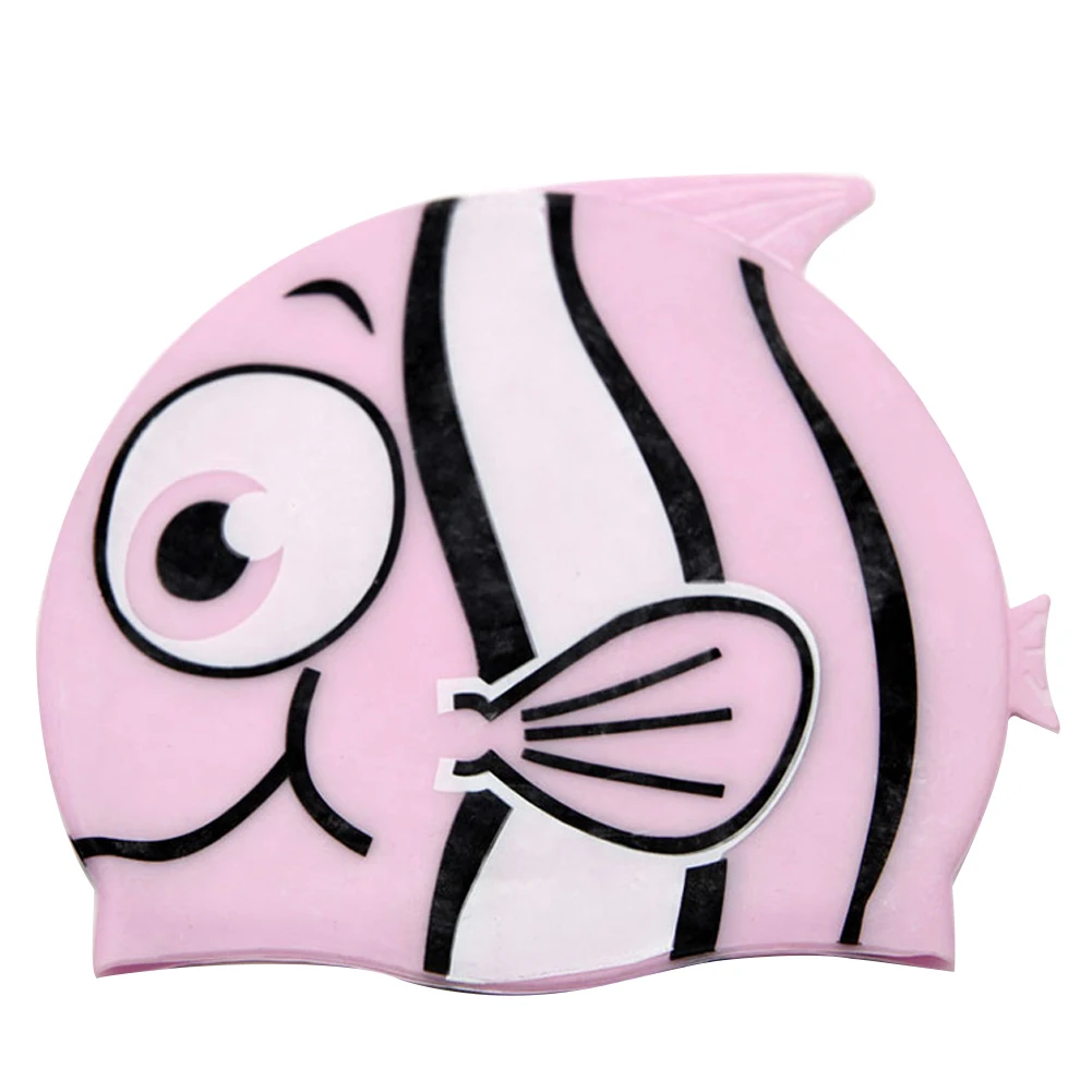 Детская Плавательная шапочка для малышей силиконовая дайвинга с милыми