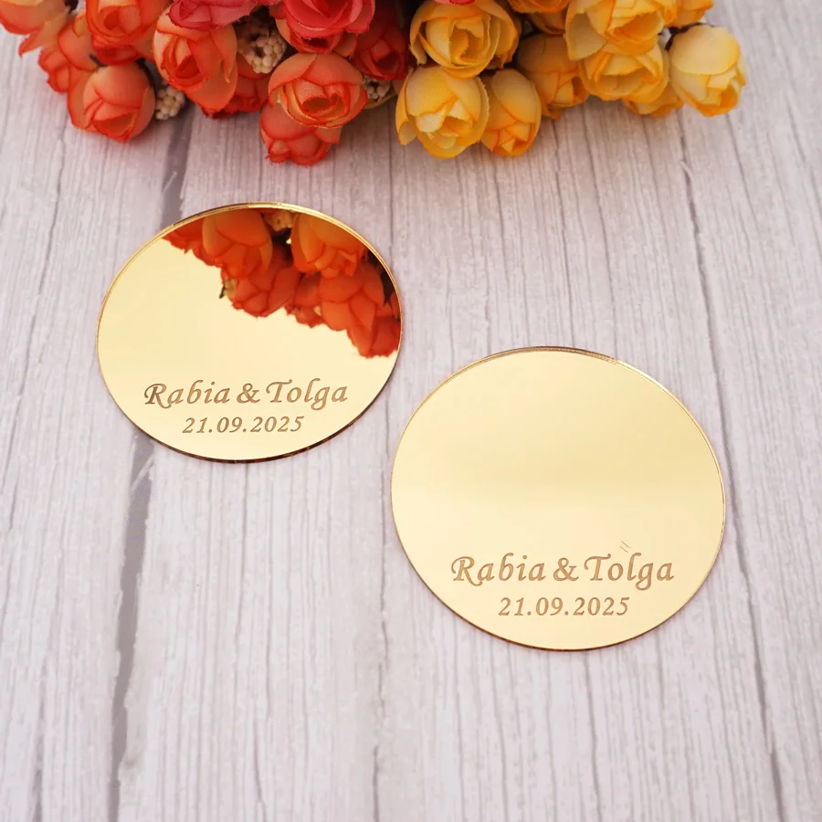 Персонализированные акриловые свадебные сувениры 12 шт. свадебные обычаи в древней руси