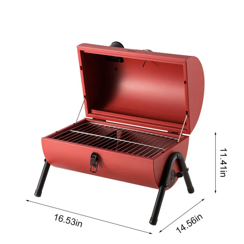 

Portable Outdoor Barbecue Home Indoor Charcoal Barbecue Camping Hiking Wild Kebab Thickened Carbon Grill Barbecue Tool