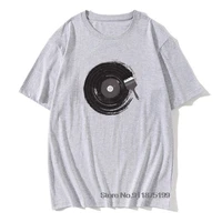 black disc records art music t shirts mens retro casual tops t shirts funny design vintage tshirts vintage jazz cd rock tshirt