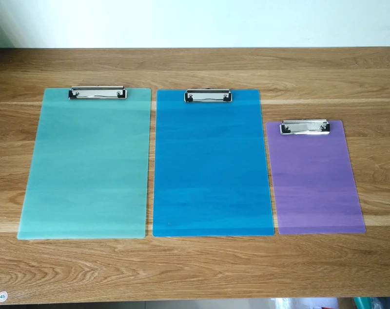 Пластиковые папки для записей размером A4 A5 из ПВХ папка бумажный держатель