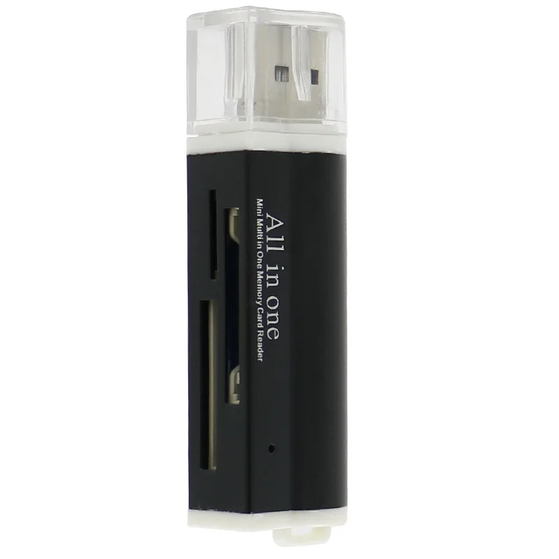 4 в 1 USB 2 0 устройство для чтения карт с легкой формой корпус из алюминиевого сплава