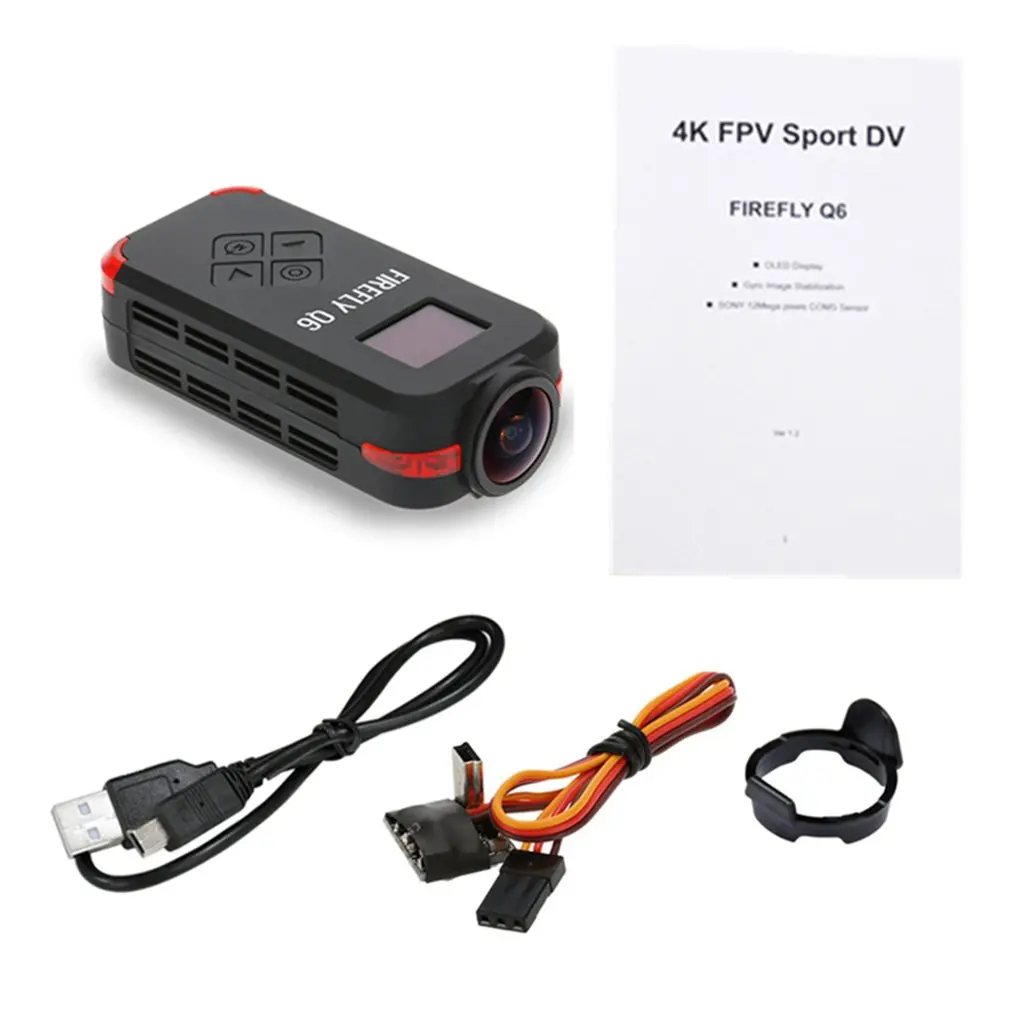 Hawkeye Firefly Q6 4K HD FPV воздушная Видеокамера 120 широкоугольная камера для ZMR250 QAV250 GoolRC 210 QAV180 RC гоночные дроны части