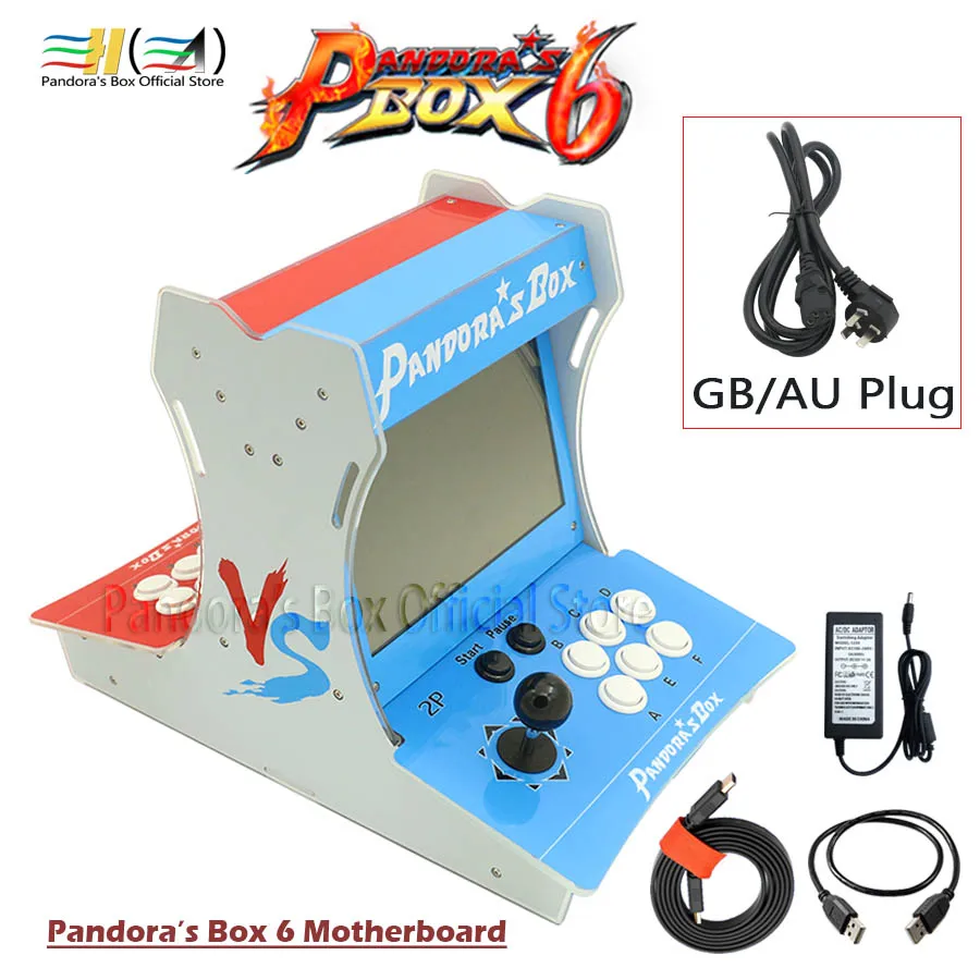 arcade GB plug Pandora Box 6 1300 в 1 мини аркадная машина бартоп шкаф может добавить 3000 игры FBA MAME PS1 Поддержка 3D tekken mortal kombat pacman - Цвет: arcade GB plug