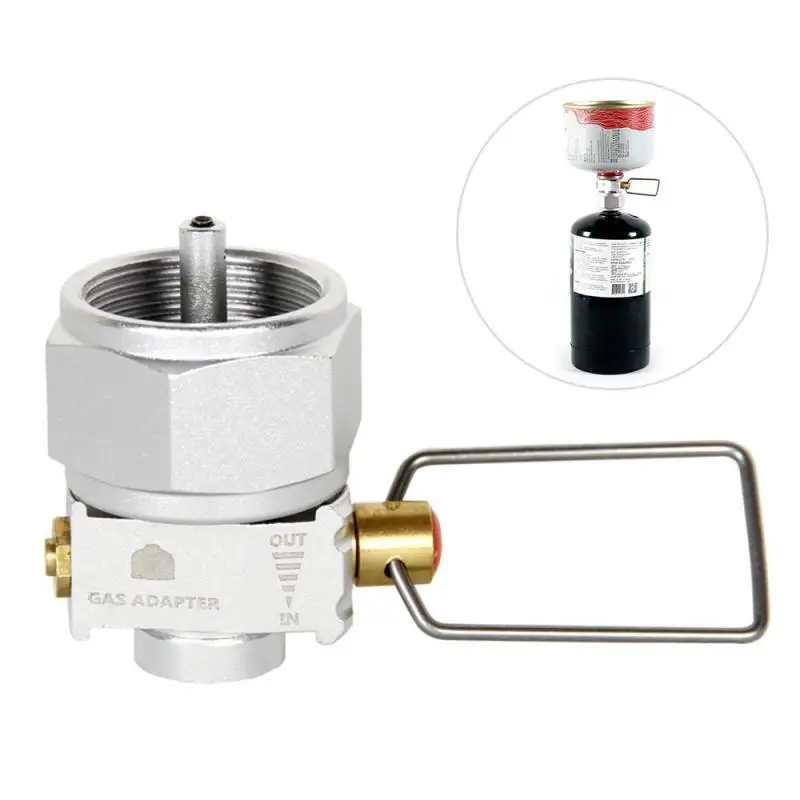 

Gas Convertor Shifter Refill Flat Tank Conversion Adapter Camping Gas Adaptor Valve
