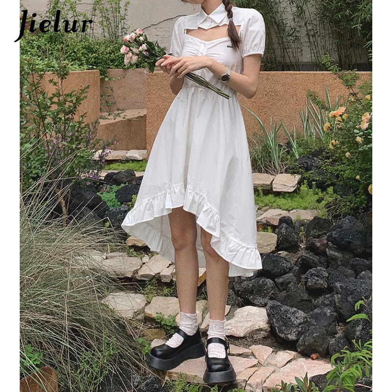 

Jielur Костюм женский из двух предметов тонкая майка средней длины на бретелях трапециевидный силуэт с завышенной талией на лето 2021