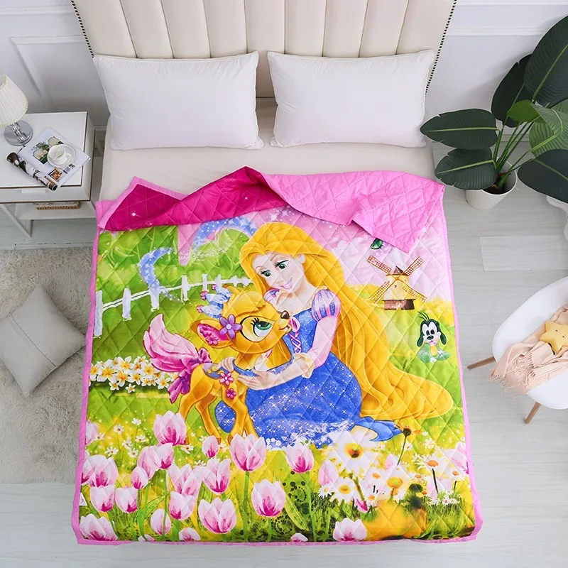 Длинное летнее одеяло с принтом Капитан Диснея Человек паук Железный человек