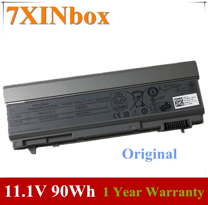 7XINbox 11 1 В 90wh 4M529 W1193 KY265 PT434 KY477 U844G Аккумулятор для Dell Inspiron E6400 E6410 E6500 E6510 M2400 M4400 M4500 |