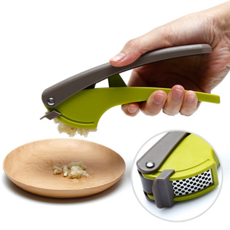 

Manual Garlic Press Kitchen Gadgets Plastic Garlic Masher Multifunctional Creative Household Durable Masher