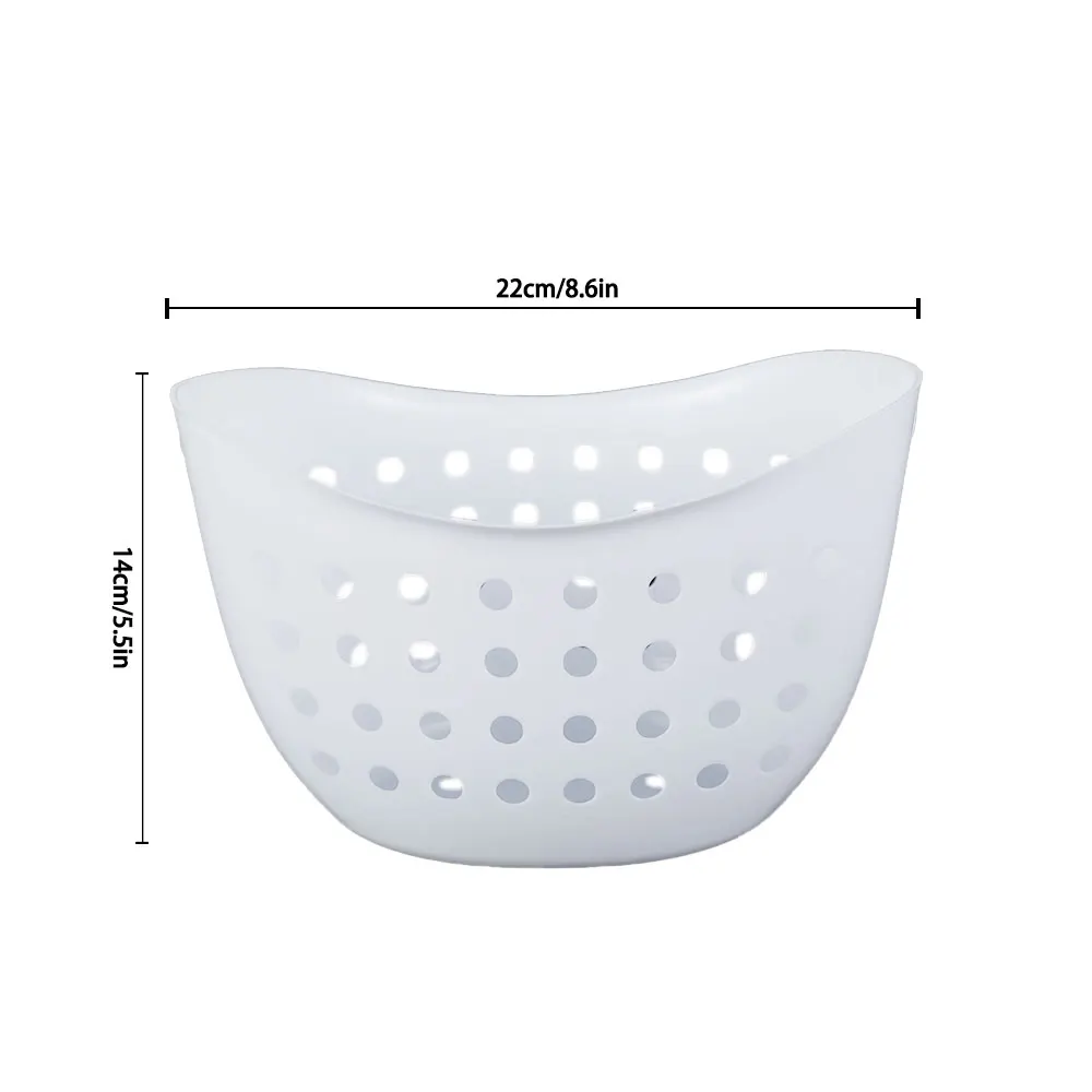 

3-layer Hanging Storage Basket Rust-resistant Waterproof Sundries Box with Hook Safety Home Organizer Holder Large Capacity Bag