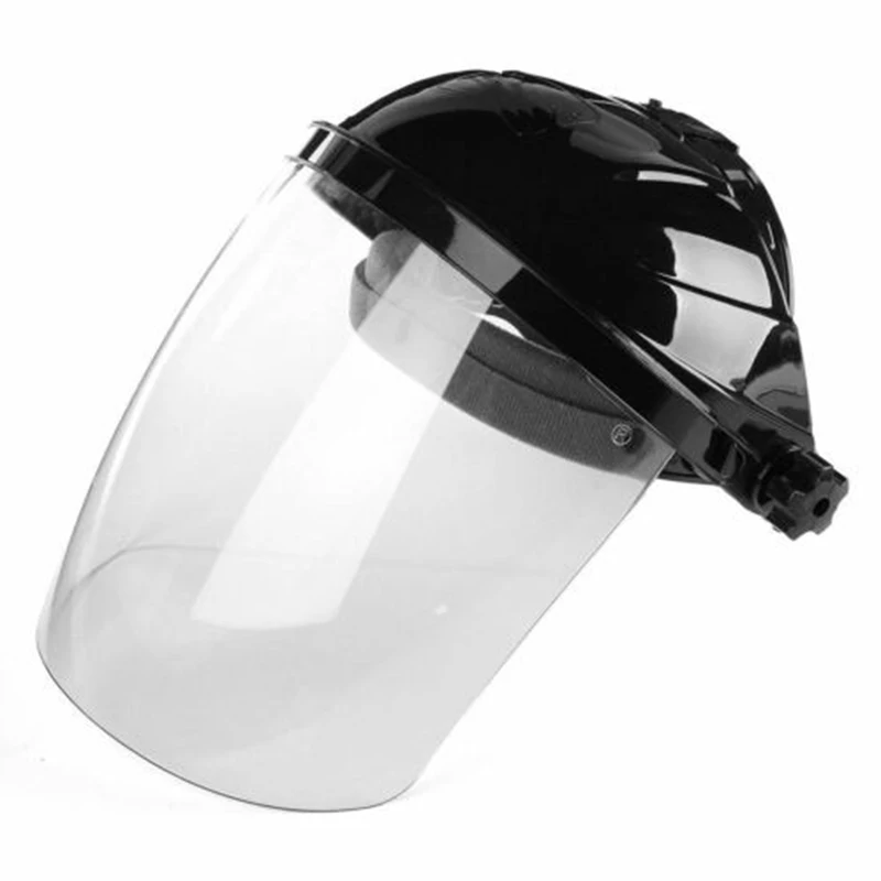 

Protection Cap Transparent Shield Anti-UV Anti-shock Half Face Helmet Household Welding Cap to Protect Eyes and Face LXY