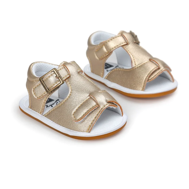 Сандалии детские Нескользящие из ПУ кожи мягкая обувь для девочек летняя