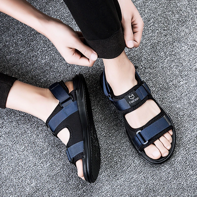 

Sandalhas Masculina Mens Walking Sandals Comfort Men Summer Hollow Breathable Beach 39 S Rubber Sandal Shoes Sandalias De Hombre