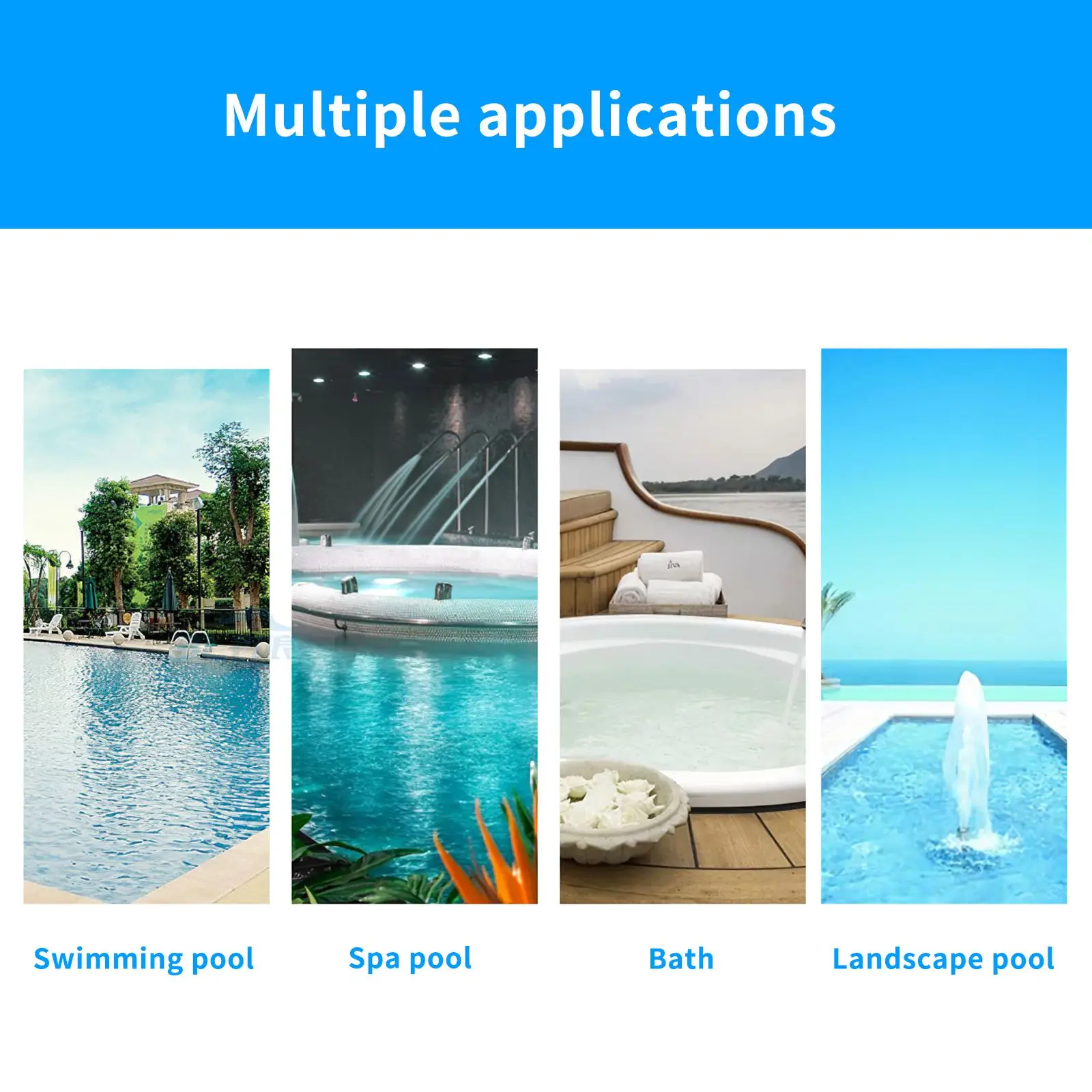 

2 In 1 Pool Brush Adjustable Handle Detachable Objects Suction Fountain Pond Head Vacuum Brush Cleaner Cleaning Tools