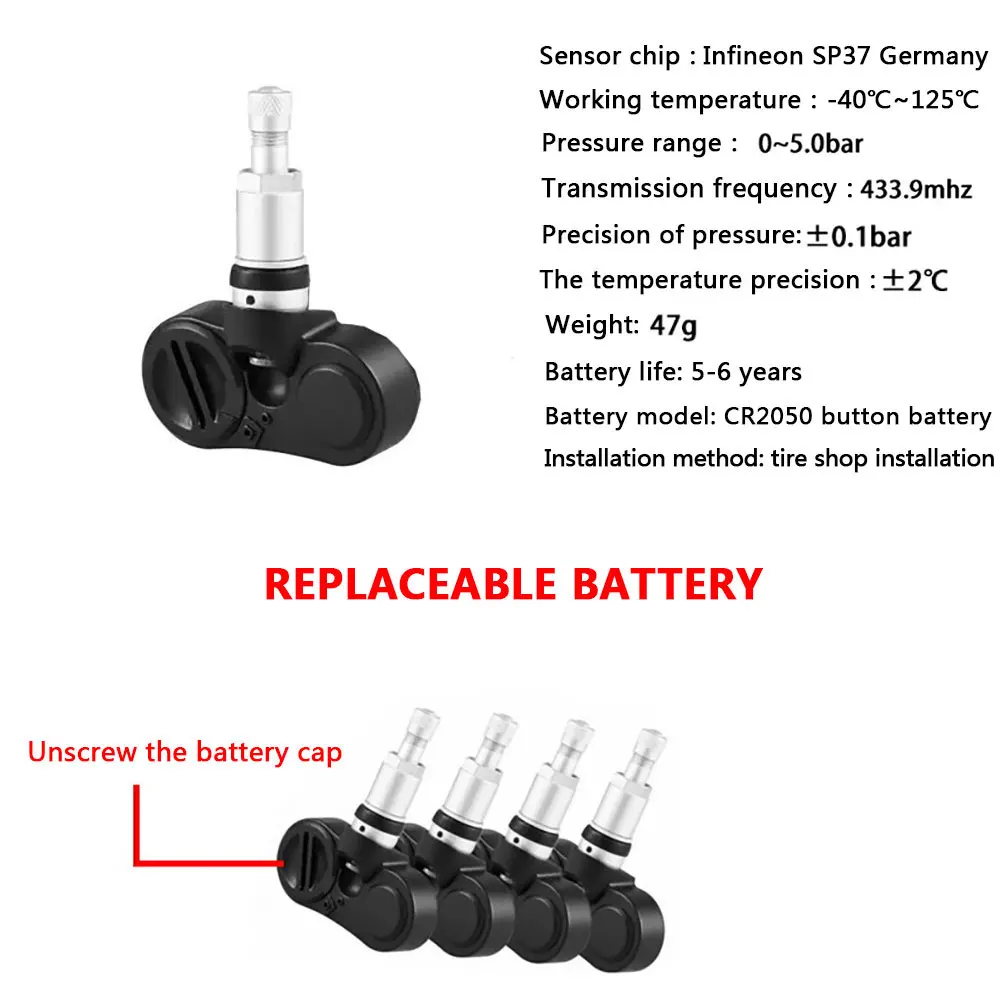 Лидер продаж онлайн монитор/измеритель/детектор автомобильных шин с USB-зарядкой |