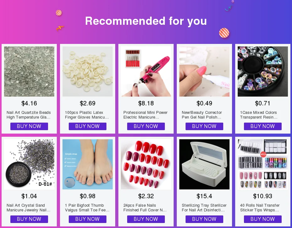 Professional Nail Art Tools Kit UV Gel Finger Extension Nail Burshes Acrylic Powder 42Pcs Powder Nail Tools Kit UV Gel Vanishes