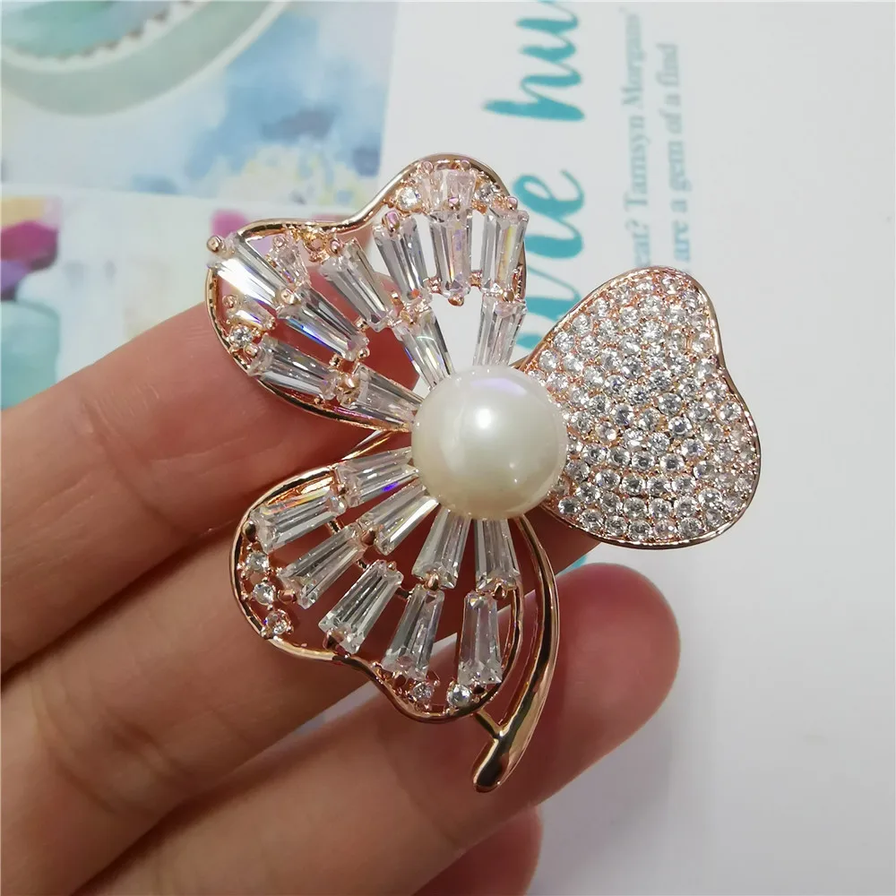 style 18 CINDY XIANG, новинка, кубический цирконий, попугай, ракета, Бабочка, стильные броши, медь, брошь для девушек, модные аксессуары, свадебные украшения - Окраска металла: style 18