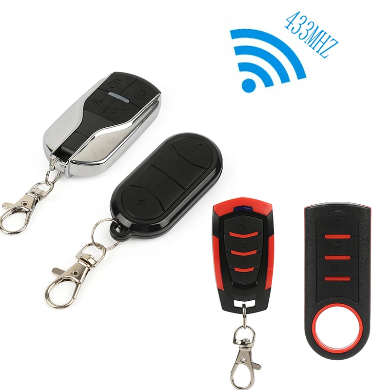 

433MHZ Copy Key Fob Distance Remote Controller Metal Clone Remotes Auto Copy Fixed Duplicator For Gadgets Car Home Garage door