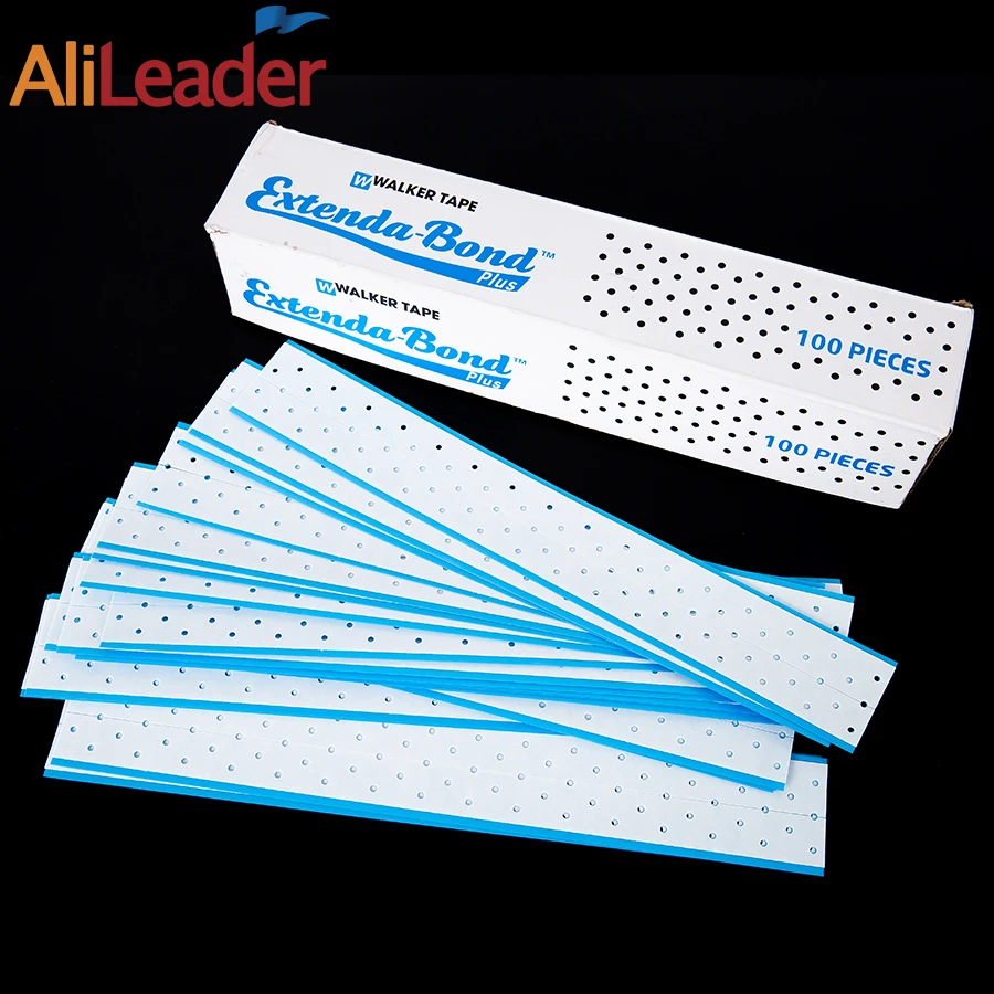 

Quality Adhesive Walker Tape Extenda-Bond Plus Double-Sided Wig Tape Tabs With Breathing Holes Blue For Toupee Lace Front Wigs