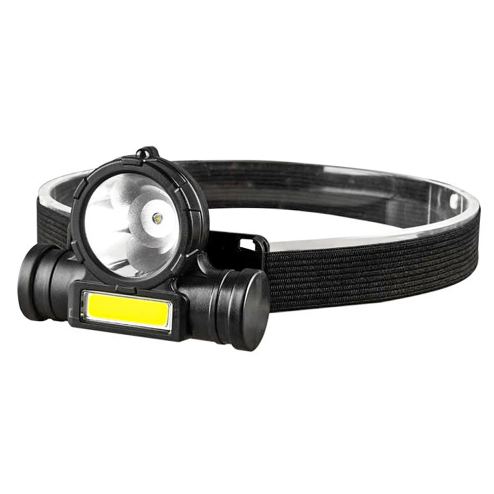 

Мощный светодиодный налобный фонарь для кемпинга с COB-матрицей и USB-зарядкой, 3 режима, встроенный аккумулятор, водонепроницаемый налобный ф...