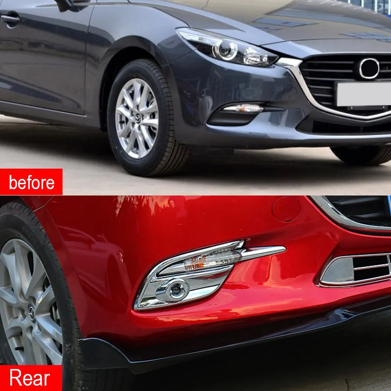 Аксессуары Vtear для мазда Mazda 3 Axela 2017 2018 передние и задние противотуманные фары