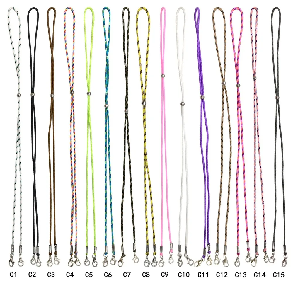 2 шт. веревка для маски Регулируемая длина детский шнурок цепочка очков Женская