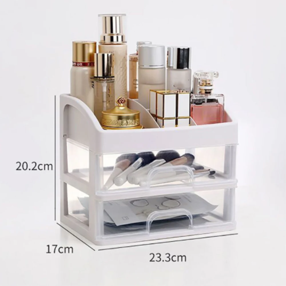 1Pcs Jewelry Container Make Up Case Makeup Brush Holder Organizers Box Organizer Drawers Cosmetic Storage Rack | Дом и сад