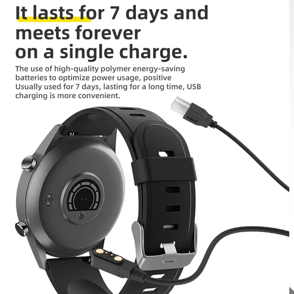 Смарт-часы T33 с функцией измерения температуры пульса артериального давления