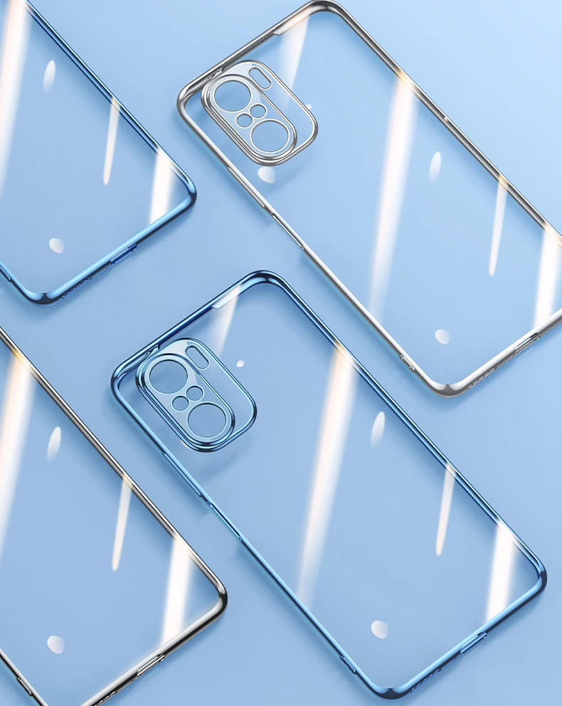 for xiaomi poco f3 case plating luxury tpu soft clear cover phone case for xiomi xiaomi poco f3 bumper free global shipping