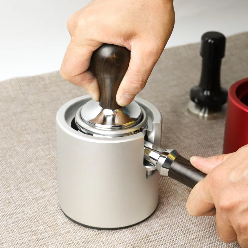 

Coffee Accessories 304 Stainless Steel Coffee Tamper Base Kitchen Press Tool Cloth Powder Leveler Tool Powder Hammer