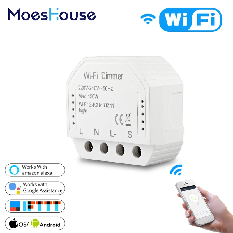 DIY умный WiFi светильник светодиодный диммер Smart Life/Tuya APP пульт дистанционного