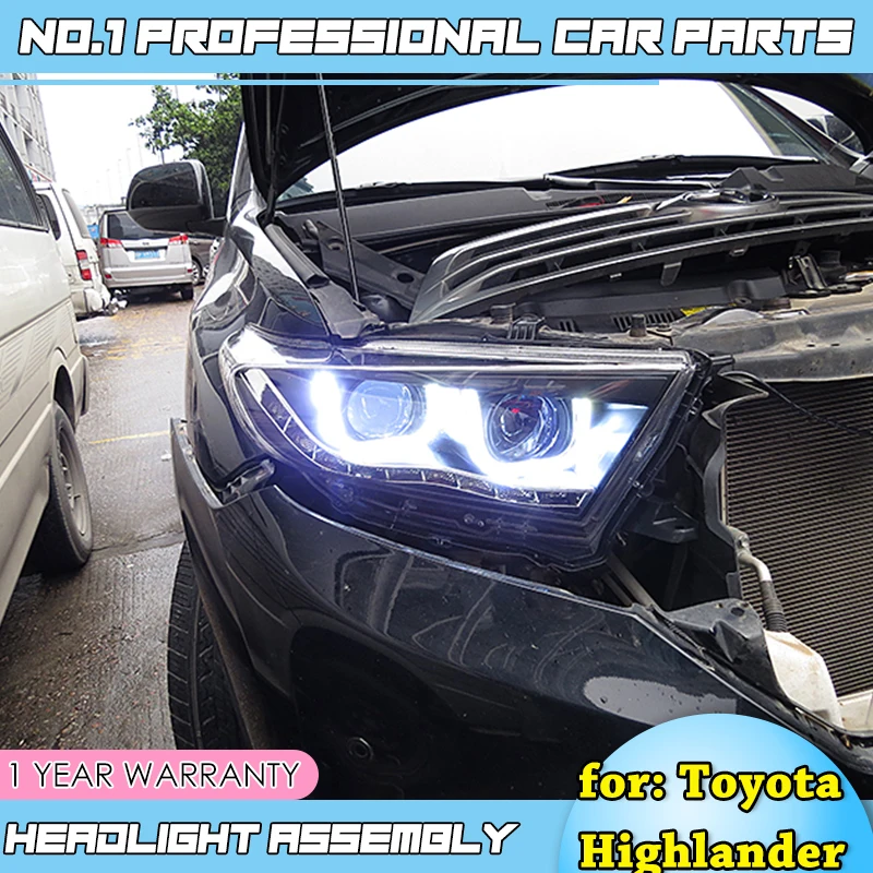 Автомобильные аксессуары Фары 2012 2013 2014 для Highlander светодиодная… Kluger фара год