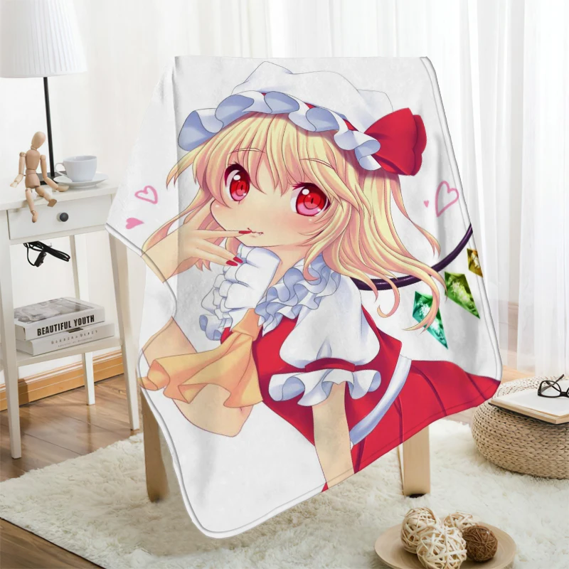 ?? Musifeカスタムフランドール · スカーレットフランネル毛布デザイン独自の毛布フランネル毛布ソファdiyのドロップシッピング