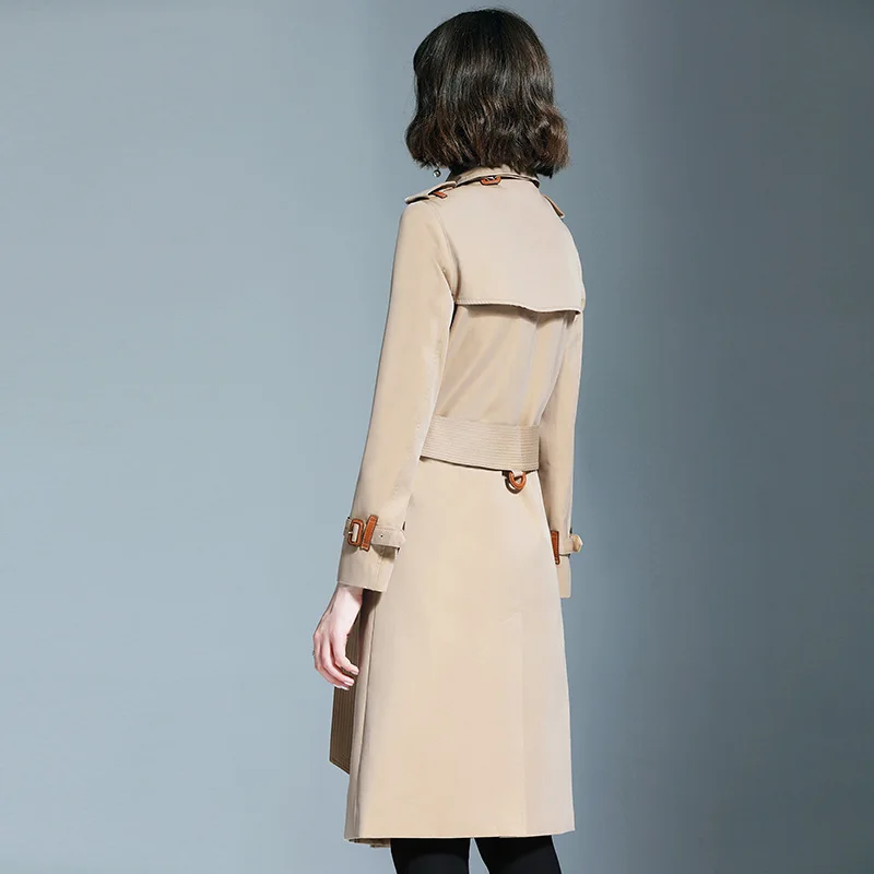 2019 пальто для женщин хлопок длинный плащ coatdouble однобортное Удлиненное Зимняя