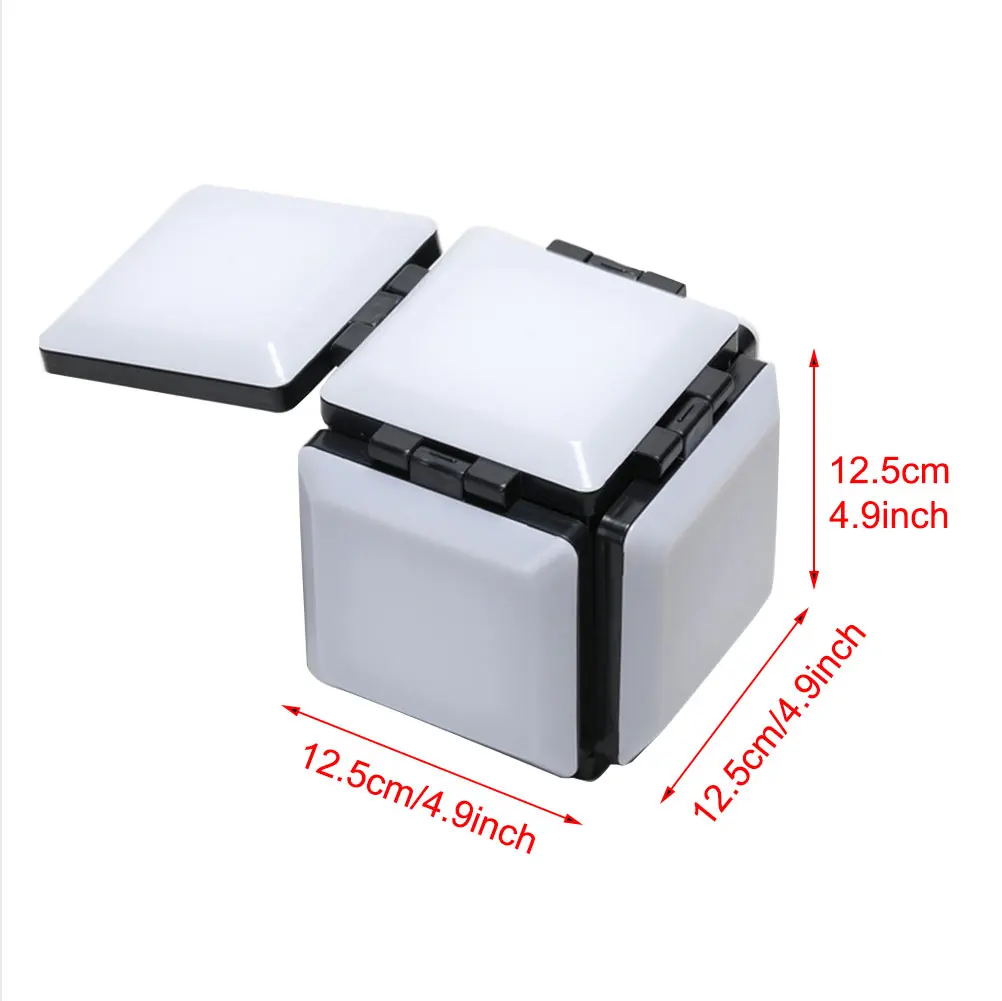 

Bedside Desktop Floodlight Cube Folding 3 Modes Party Night Light Gift Portable Living Room USB Rechargeable Led Home Decor