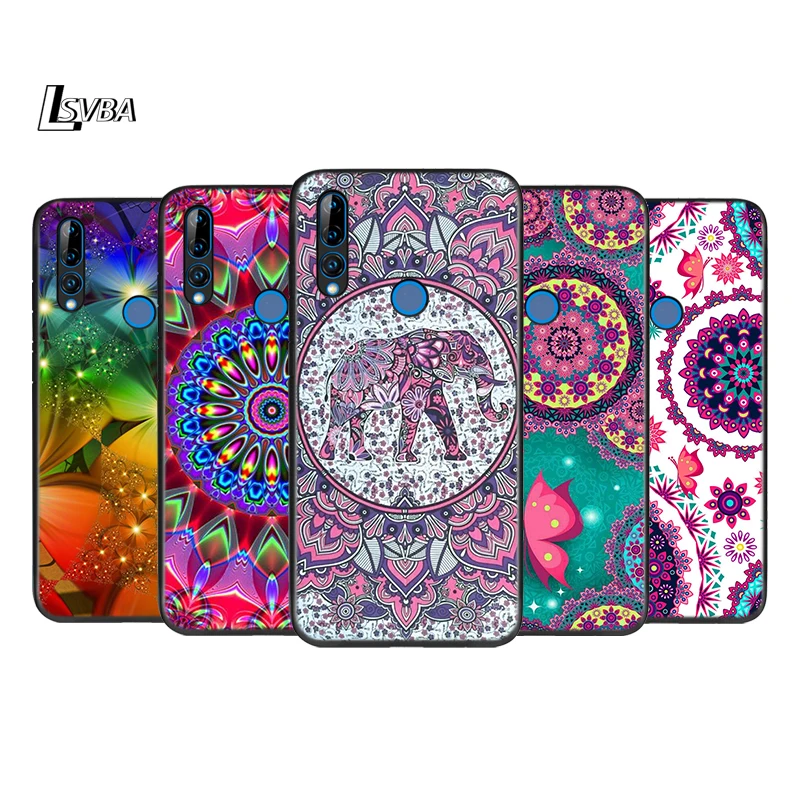 

Mandala Sunflower Mandala For Honor 30i 30S 30 V30 V20 20E 20S 10X 10i 10 9N V9 8S 8C 7C Play 3E Lite Pro Silicone Phone Case
