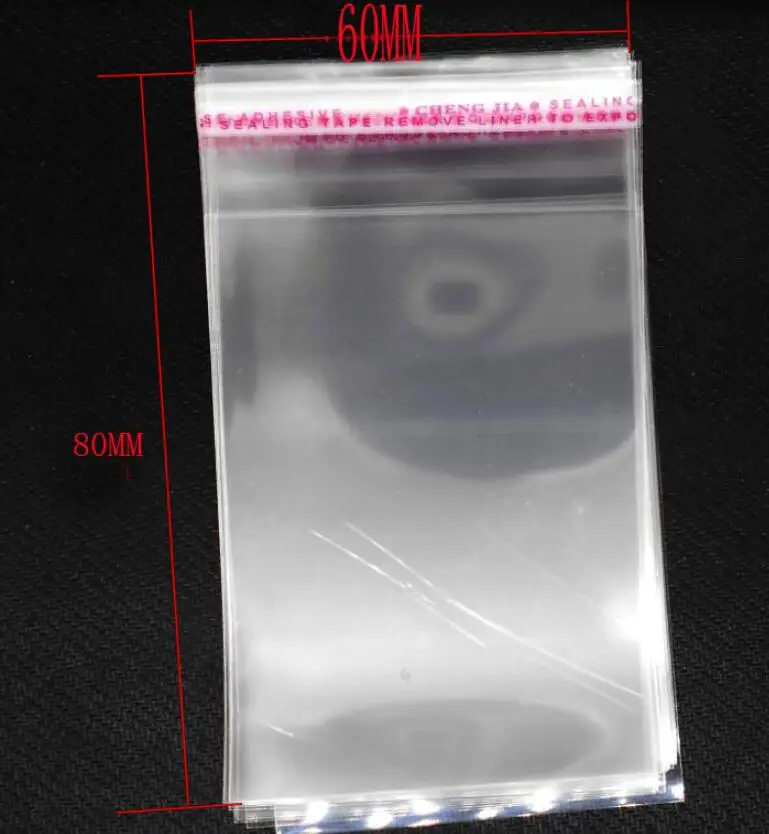 Бесплатная доставка 6*8 см 200 шт. для конфет подарок прозрачные мини маленькие