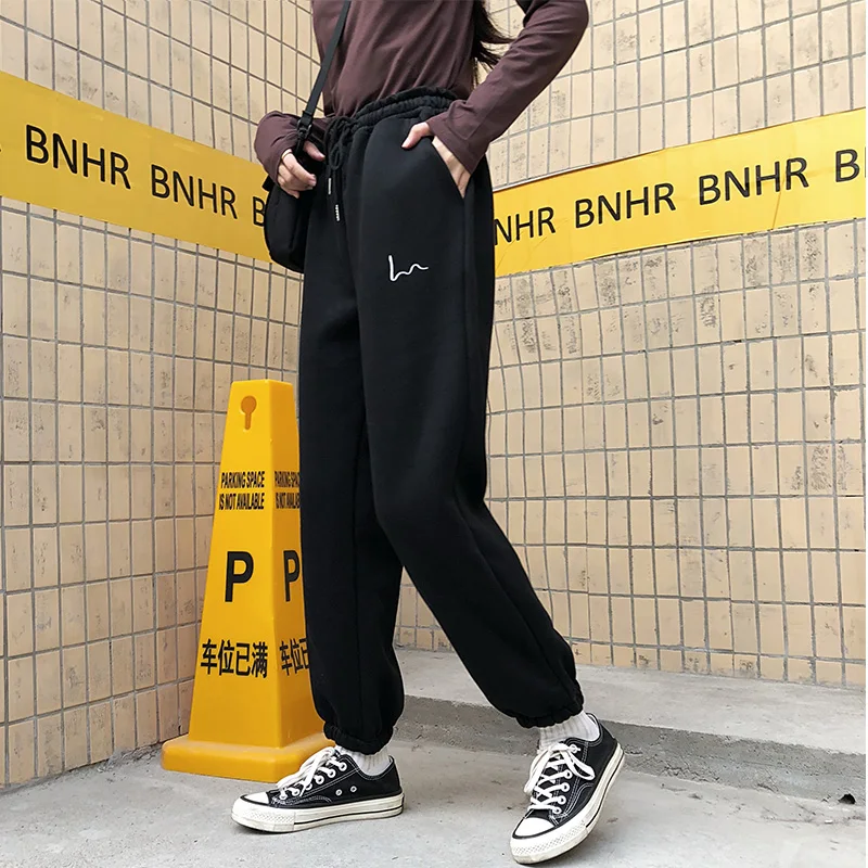 

Harem Pants Women Casual Loose Korean Style Thick Sweatpants Autumn Winter Fashion New Trousers Femme