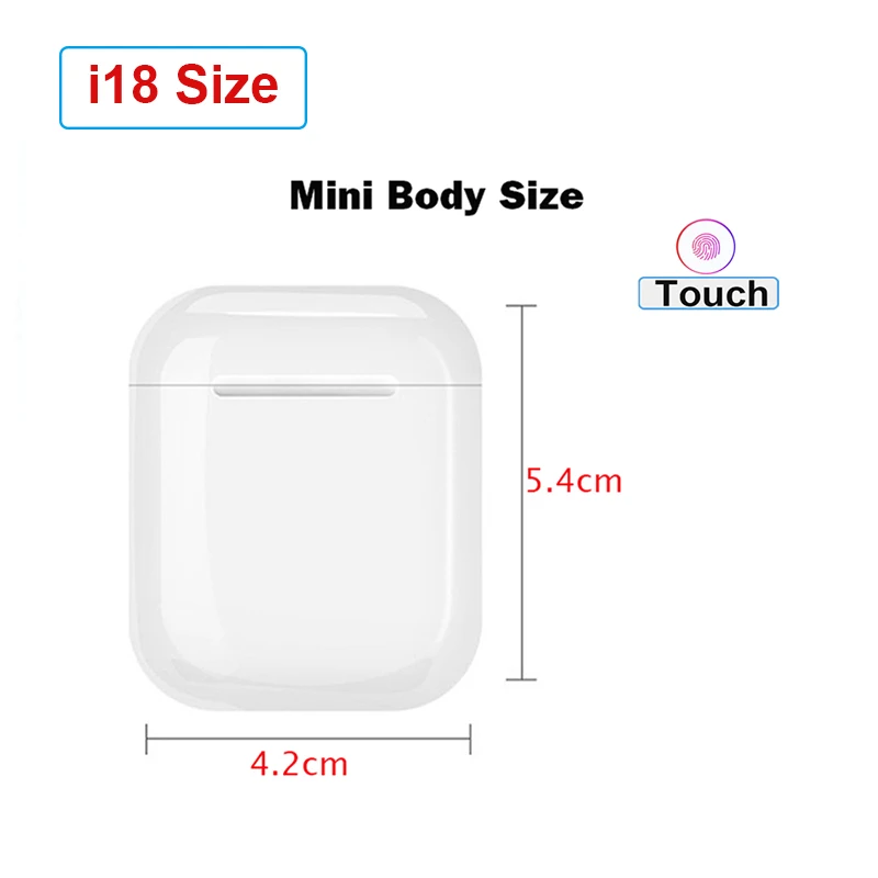 I18 inpods 12 i14 TWS Беспроводные Мини Bluetooth наушники i12 i9s tws стерео гарнитуры наушники для IOS Andorid смартфона