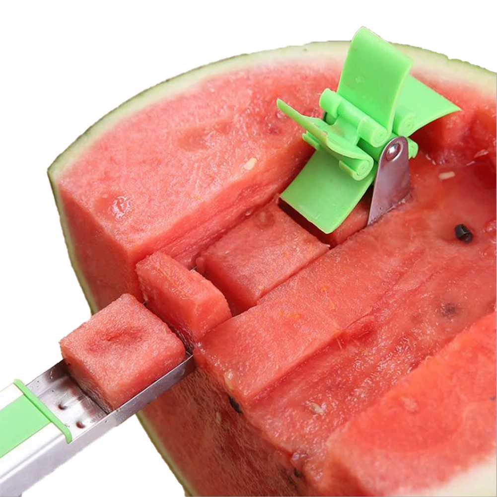 Нож для нарезки дыни 304 Нержавеющая сталь в форме ветряной мельницы Cut машина