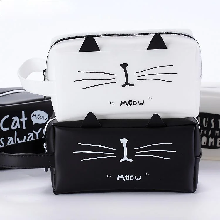 

Белый Кот, супер большой силикагель, школьные принадлежности, канцелярские принадлежности, школьные подарки, красивая коробка для карандаш...