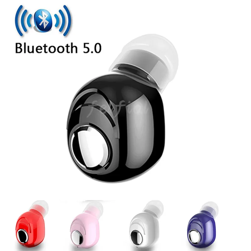 Беспроводные мини наушники Bluetooth V5.0 стереогарнитура с микрофоном спортивные для