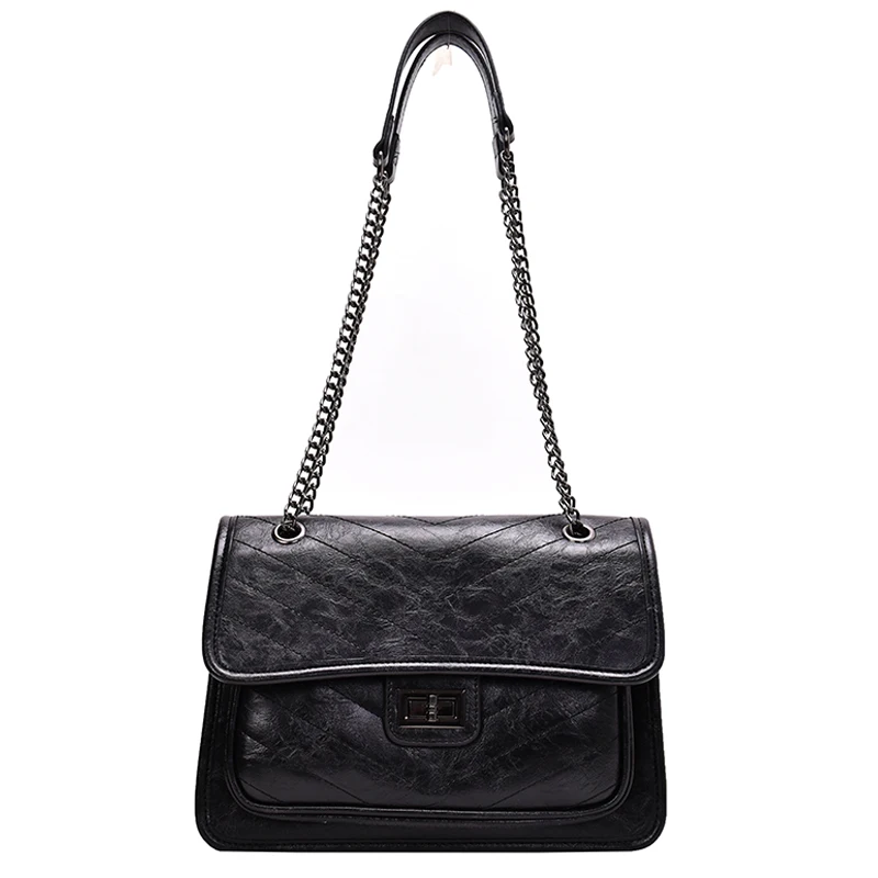 

Women's Handbags Spring 2021 New Versatile Fancy Cross-body Bag Fashion Chain One-shoulder Small Square Bag for Office Lady
