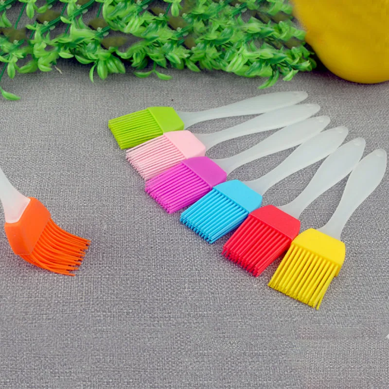 

Cake Baking Barbecue Brush Home DIY Silicone Tools Eco-friendly Bread Oil Cream Cooking Brush Silica Gel Brush Kitchen Tools